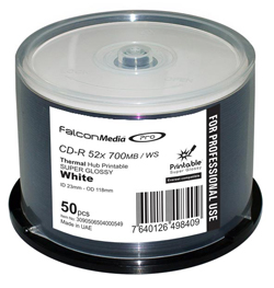 Falcon CD-R White Thermal