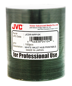 JVC Taiyo Yuden White Inkjet CD-R